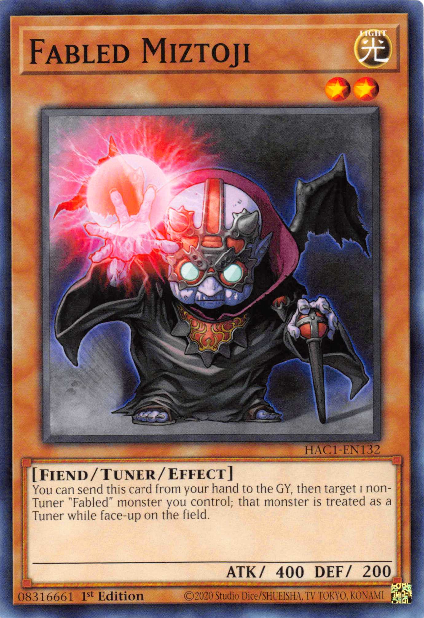 Fabled Miztoji [HAC1-EN132] Common | Galactic Gamez