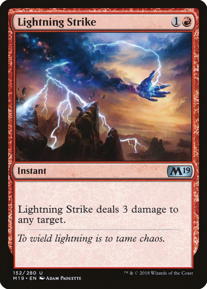 Lightning Strike [Core Set 2019] | Galactic Gamez