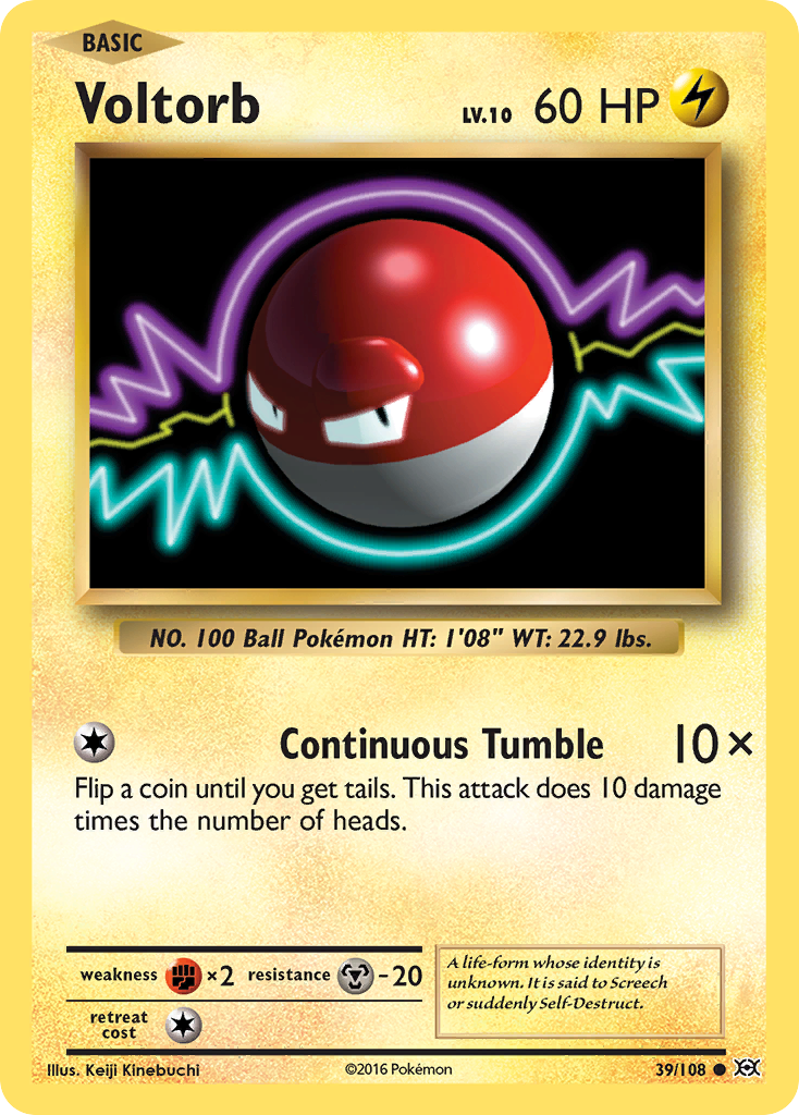 Voltorb (39/108) [XY: Evolutions] | Galactic Gamez