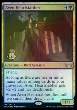 Aven Heartstabber [Streets of New Capenna Prerelease Promos] | Galactic Gamez