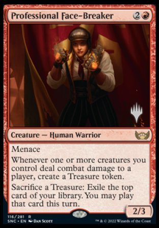 Professional Face-Breaker (Promo Pack) [Streets of New Capenna Promos] | Galactic Gamez