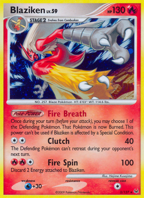 Blaziken (3/127) [Platinum: Base Set] | Galactic Gamez