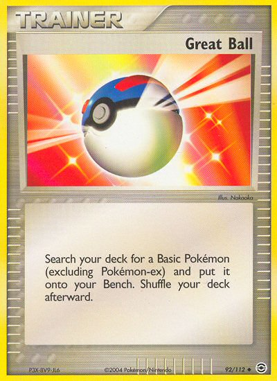 Great Ball (92/112) [EX: FireRed & LeafGreen] | Galactic Gamez