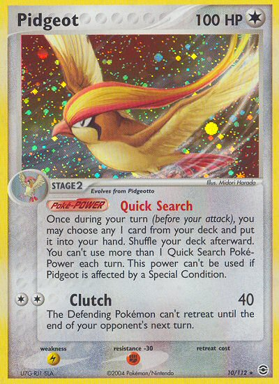 Pidgeot (10/112) [EX: FireRed & LeafGreen] | Galactic Gamez