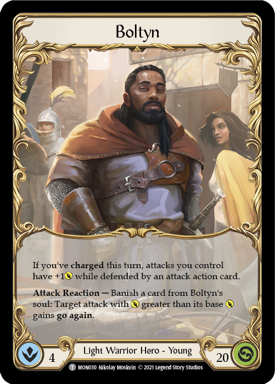 Ser Boltyn, Breaker of Dawn // Boltyn [MON029 // MON030] 1st Edition Normal | Galactic Gamez