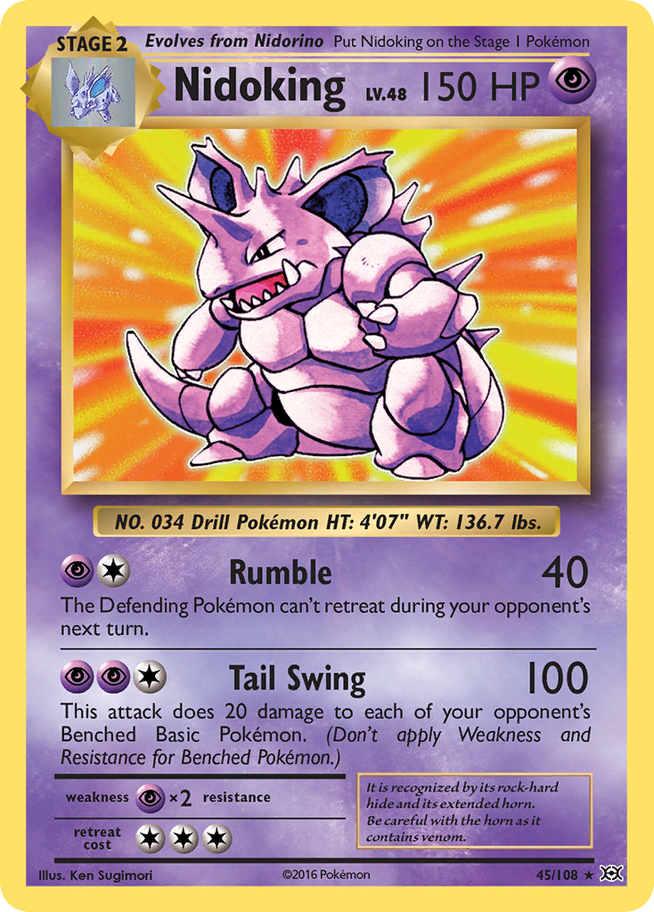 Nidoking (45/108) [XY: Evolutions] | Galactic Gamez