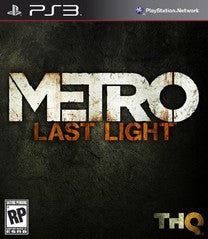 Metro: Last Light - Playstation 3 | Galactic Gamez