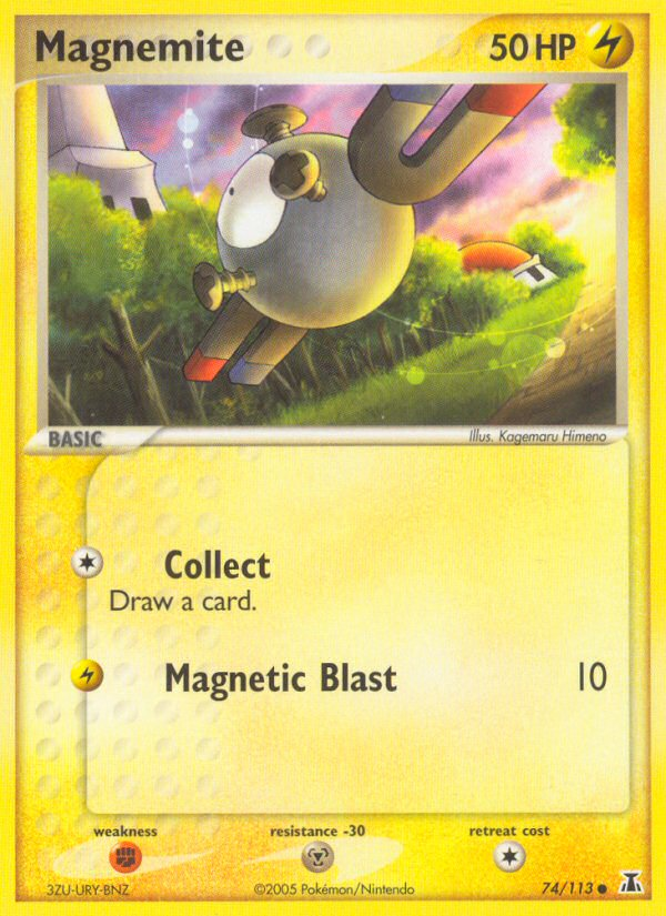 Magnemite (74/113) [EX: Delta Species] | Galactic Gamez