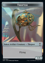 Thopter // Treasure (013) Double-sided Token [Streets of New Capenna Commander Tokens] | Galactic Gamez