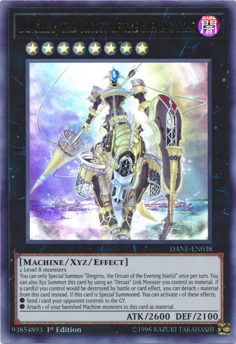 Dingirsu, the Orcust of the Evening Star [DANE-EN038] Ultra Rare | Galactic Gamez