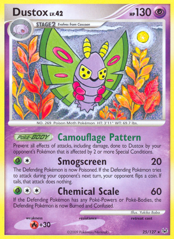 Dustox (25/127) [Platinum: Base Set] | Galactic Gamez