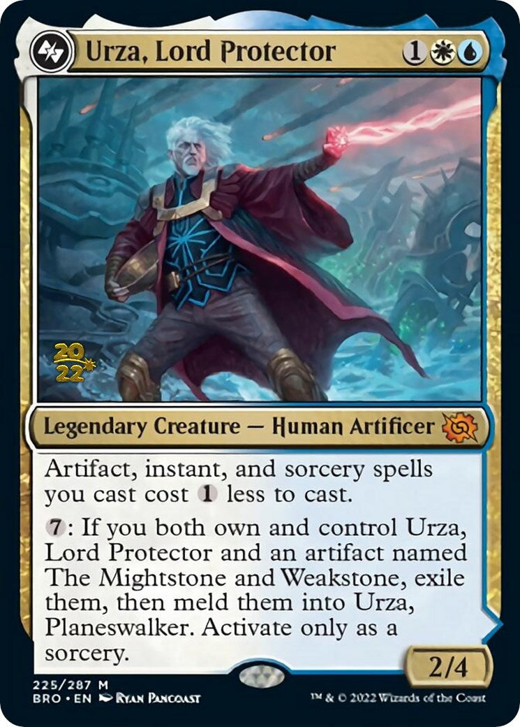 Urza, Lord Protector [The Brothers' War: Prerelease Promos] | Galactic Gamez