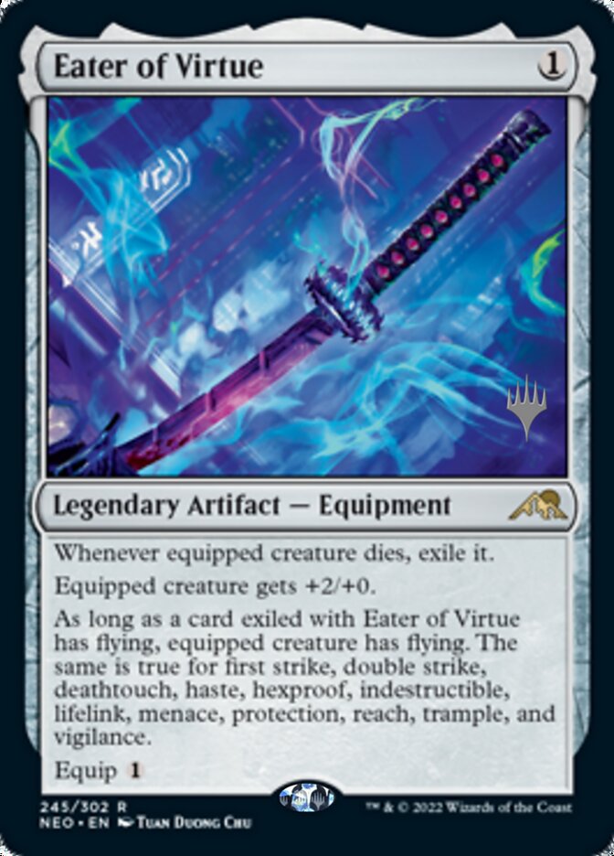 Eater of Virtue (Promo Pack) [Kamigawa: Neon Dynasty Promos] | Galactic Gamez