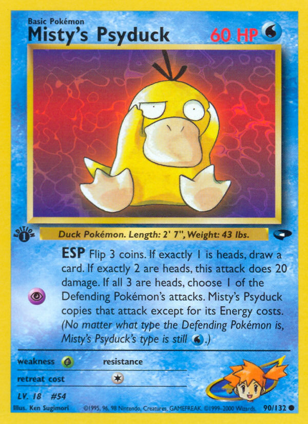 Misty's Psyduck (90/132) [Gym Challenge 1st Edition] | Galactic Gamez