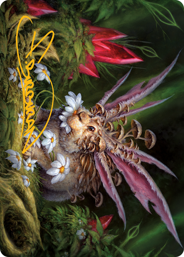 Placid Rottentail Art Card (Gold-Stamped Signature) [March of the Machine Art Series] | Galactic Gamez