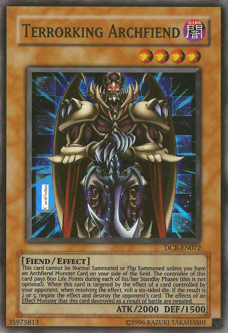 Terrorking Archfiend [DCR-EN072] Super Rare | Galactic Gamez