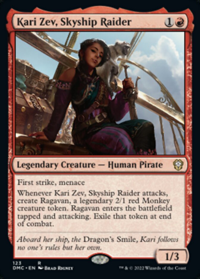 Kari Zev, Skyship Raider [Dominaria United Commander] | Galactic Gamez