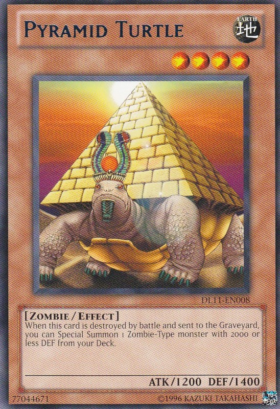Pyramid Turtle (Blue) [DL11-EN008] Rare | Galactic Gamez