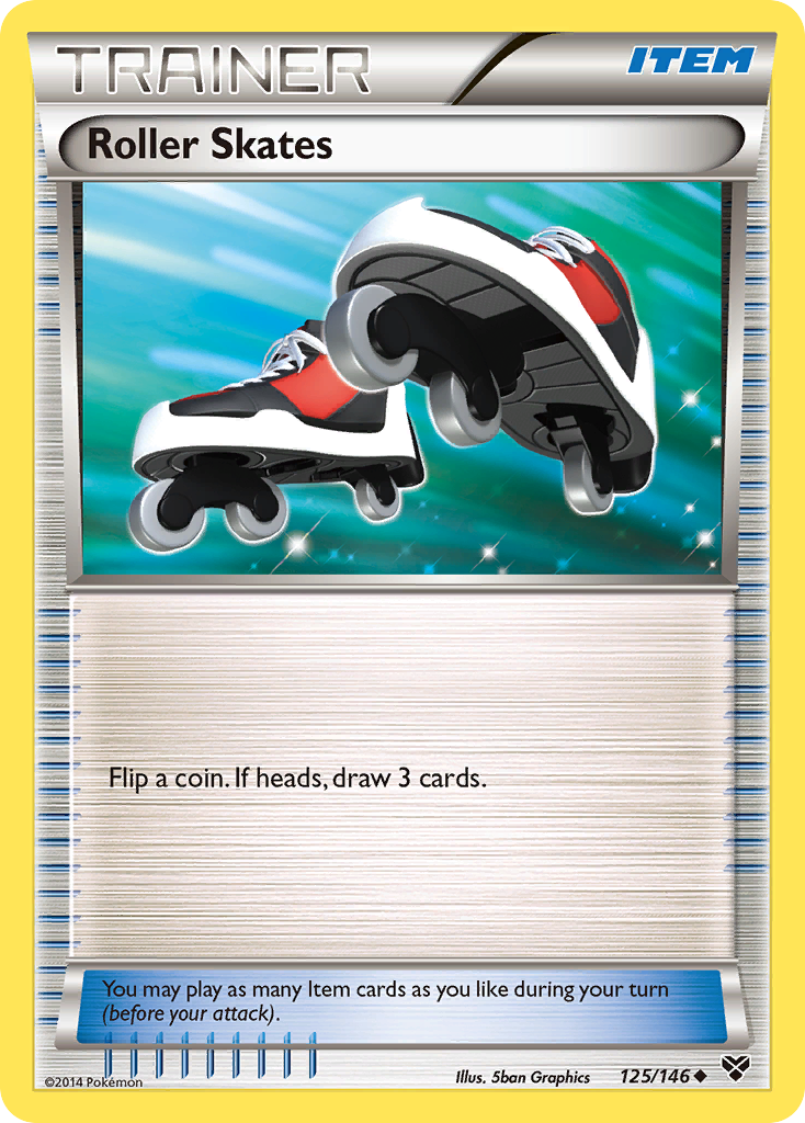 Roller Skates (125/146) [XY: Base Set] | Galactic Gamez