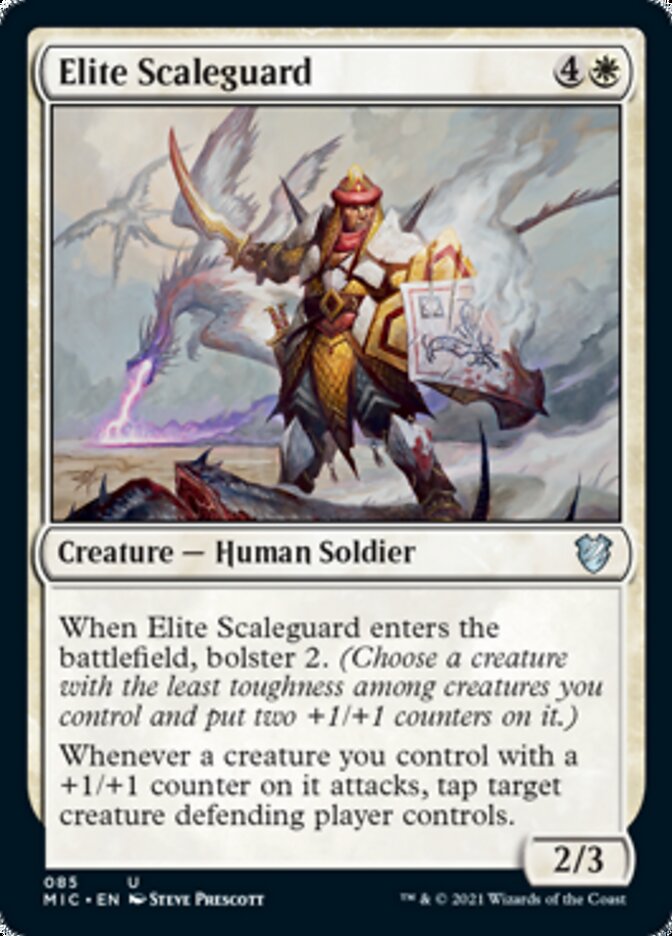 Elite Scaleguard [Innistrad: Midnight Hunt Commander] | Galactic Gamez