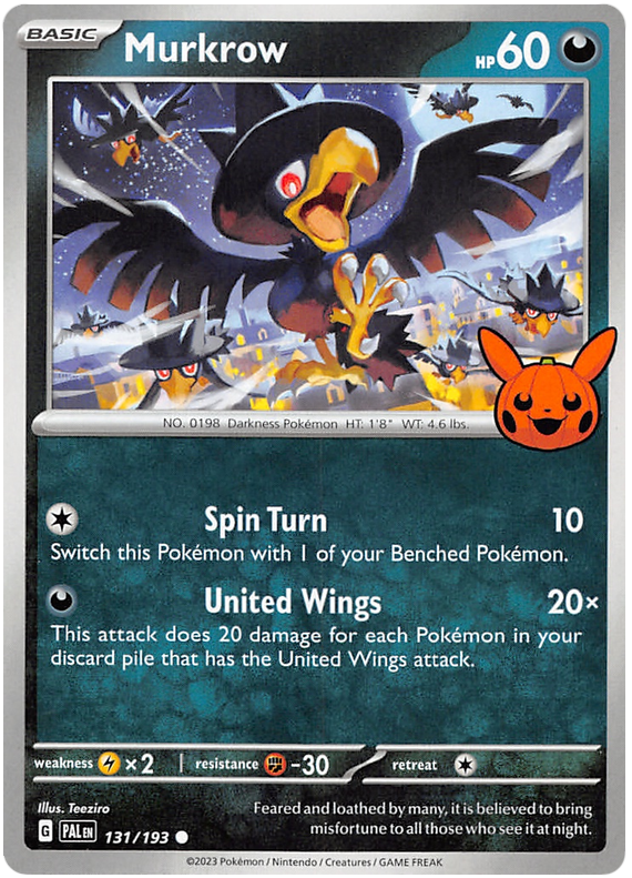 Murkrow (131/193) [Trick or Trade 2023] | Galactic Gamez