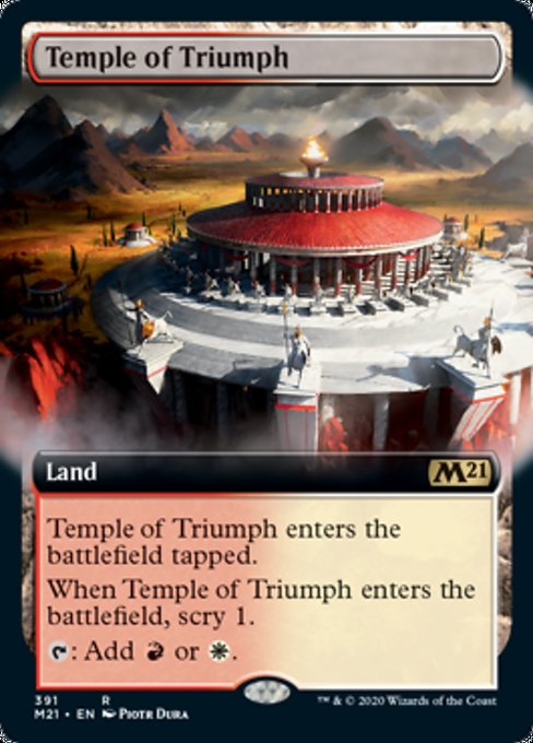 Temple of Triumph (Extended Art) [Core Set 2021] | Galactic Gamez