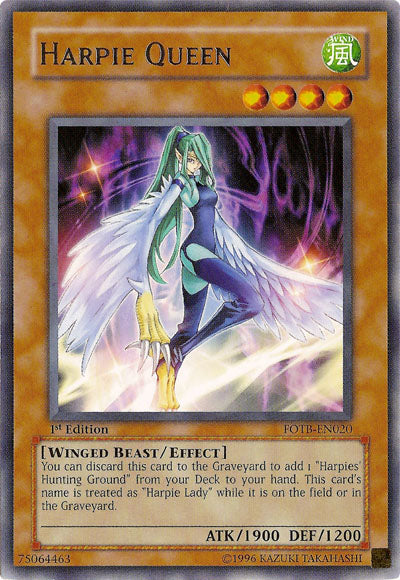 Harpie Queen [FOTB-EN020] Rare | Galactic Gamez