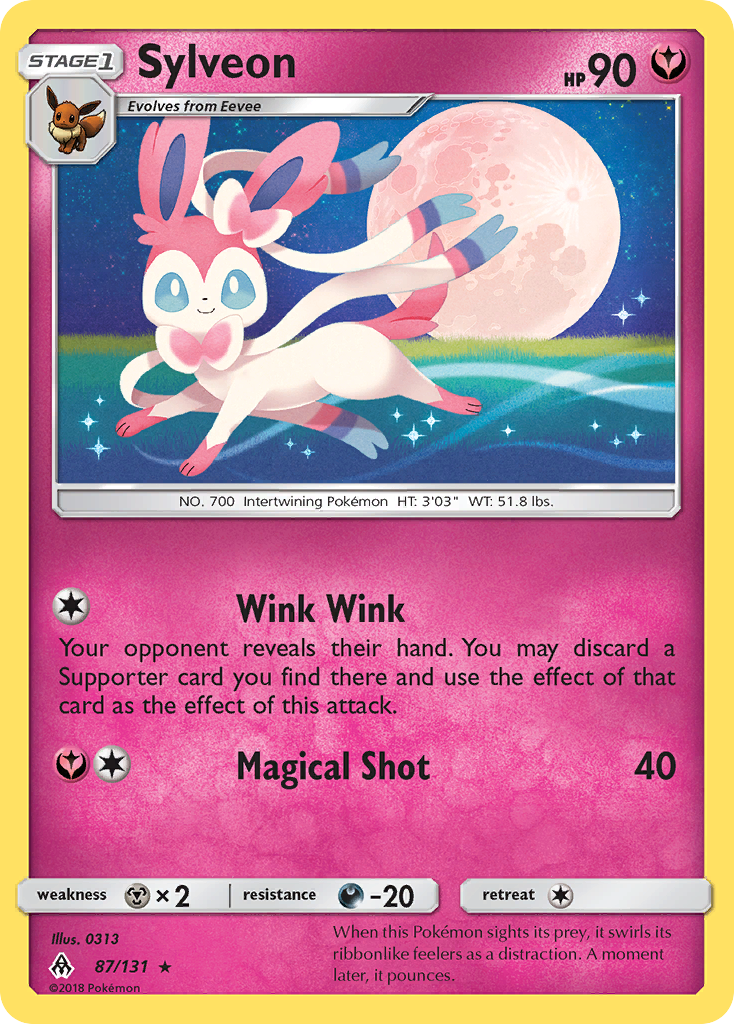 Sylveon (87/131) [Sun & Moon: Forbidden Light] | Galactic Gamez