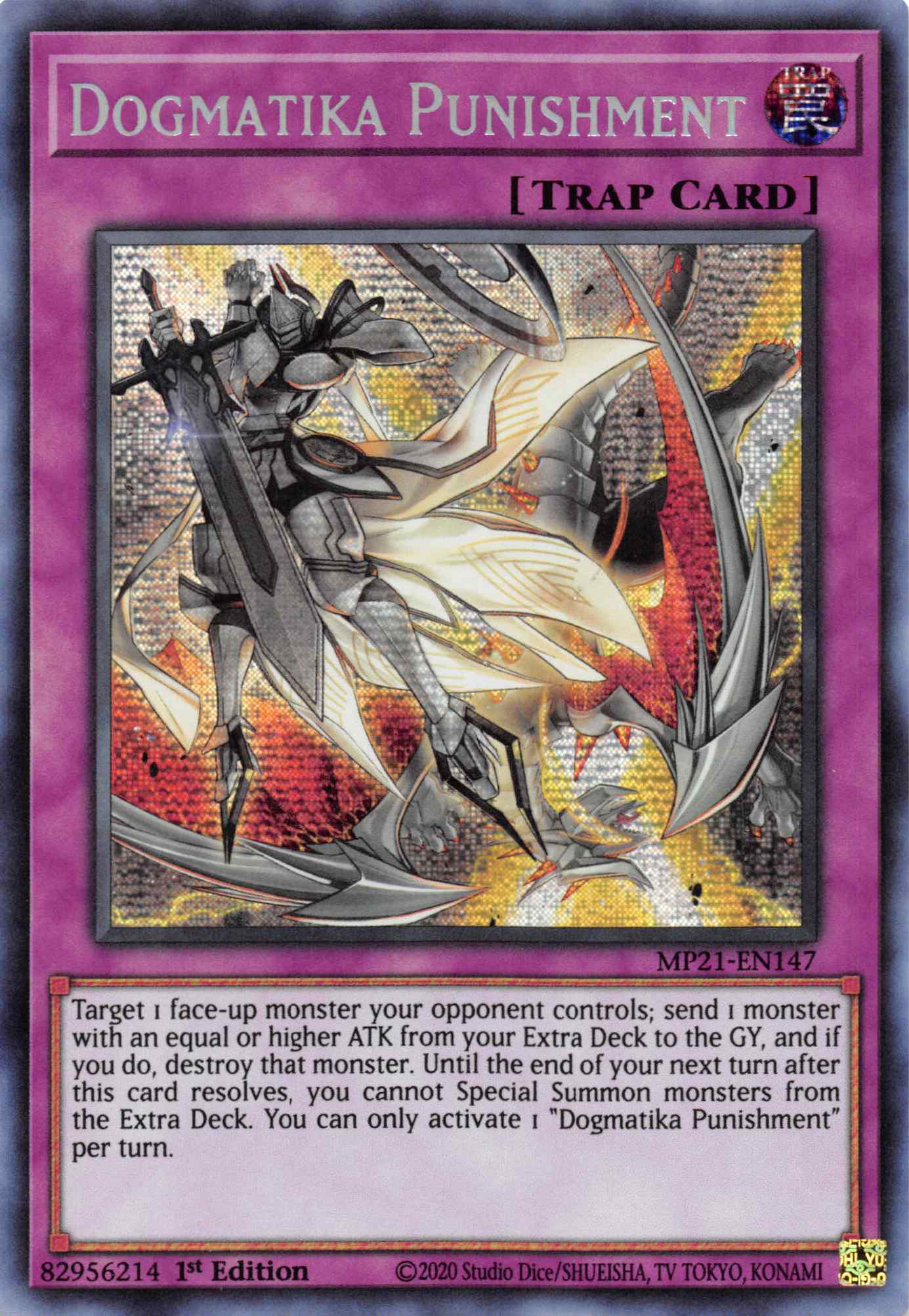 Dogmatika Punishment [MP21-EN147] Prismatic Secret Rare | Galactic Gamez