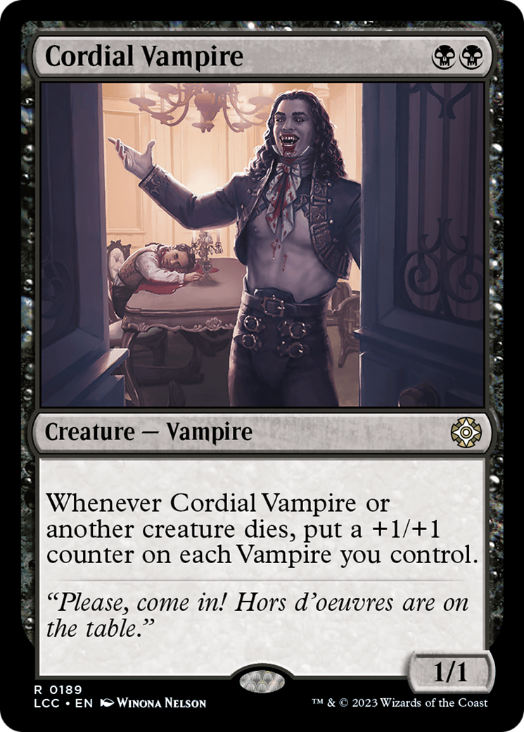 Cordial Vampire [The Lost Caverns of Ixalan Commander] | Galactic Gamez