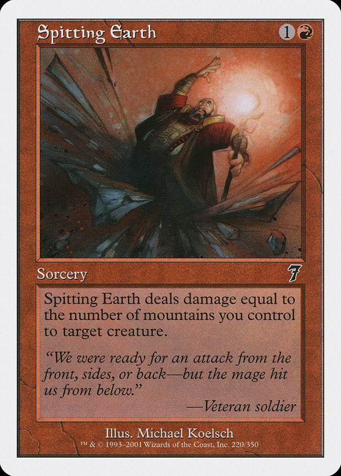 Spitting Earth [Seventh Edition] | Galactic Gamez