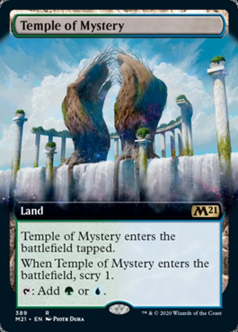 Temple of Mystery (Extended Art) [Core Set 2021] | Galactic Gamez