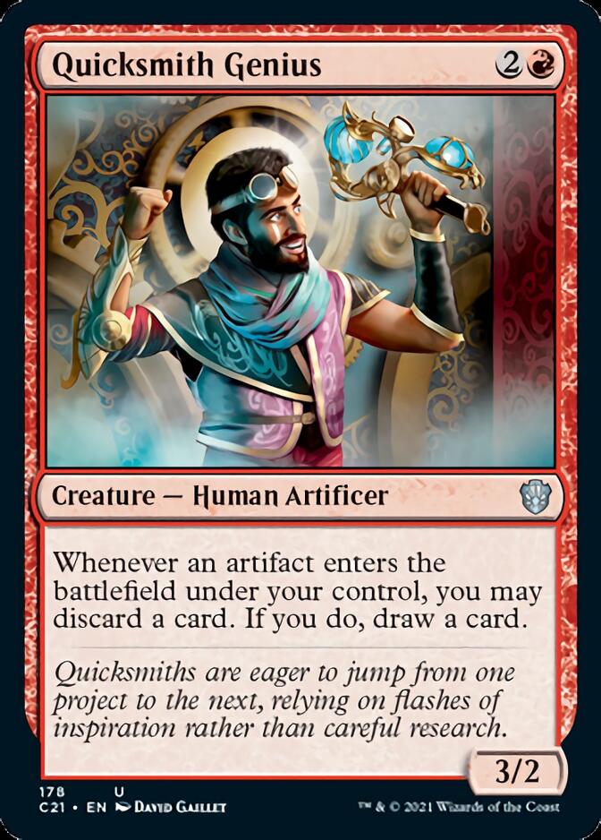 Quicksmith Genius [Commander 2021] | Galactic Gamez