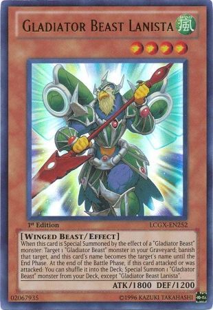 Gladiator Beast Lanista [LCGX-EN252] Ultra Rare | Galactic Gamez