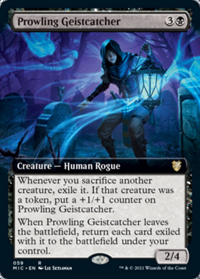 Prowling Geistcatcher (Extended) [Innistrad: Midnight Hunt Commander] | Galactic Gamez