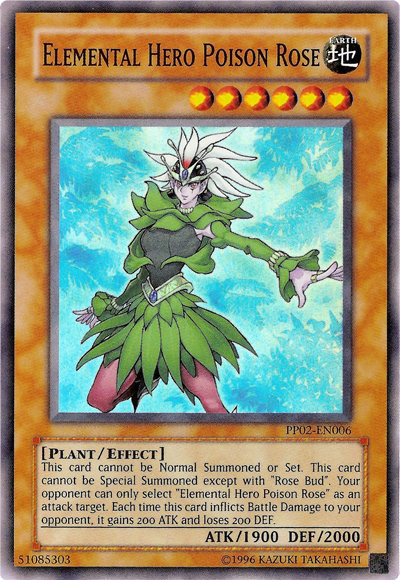 Elemental Hero Poison Rose [PP02-EN006] Super Rare | Galactic Gamez