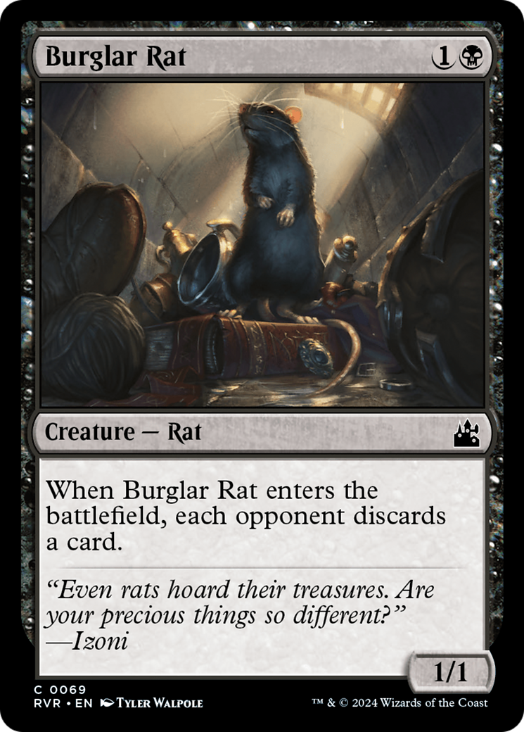 Burglar Rat [Ravnica Remastered] | Galactic Gamez