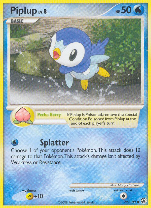 Piplup (72/100) [Diamond & Pearl: Majestic Dawn] | Galactic Gamez