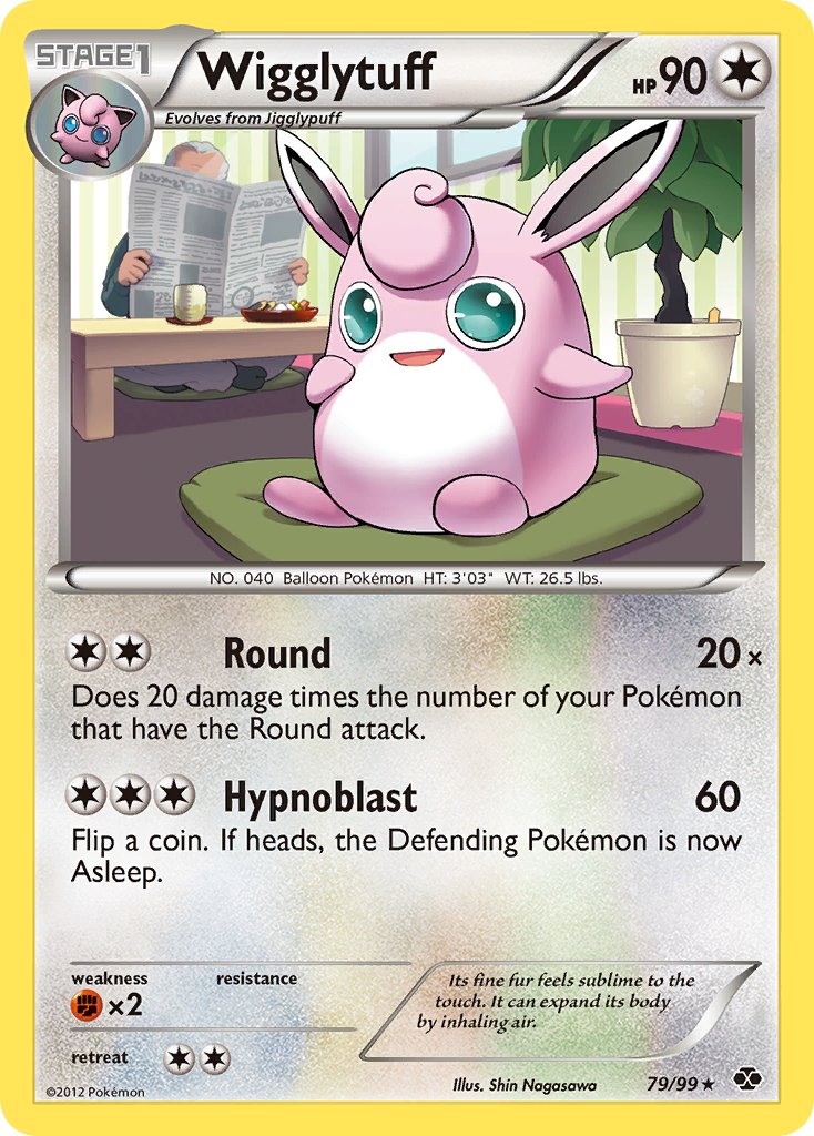 Wigglytuff (79/99) (Cosmos Holo) (Blister Exclusive) [Black & White: Next Destinies] | Galactic Gamez