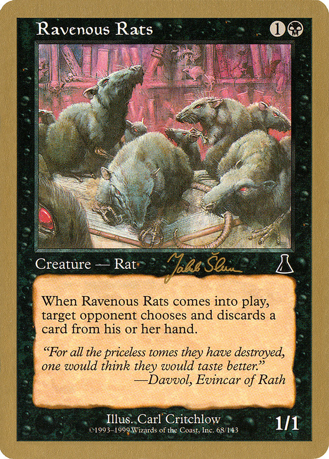 Ravenous Rats (Jakub Slemr) [World Championship Decks 1999] | Galactic Gamez