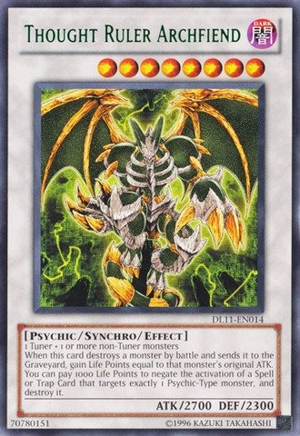 Thought Ruler Archfiend (Green) [DL11-EN014] Rare | Galactic Gamez