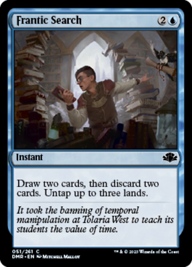 Frantic Search [Dominaria Remastered] | Galactic Gamez