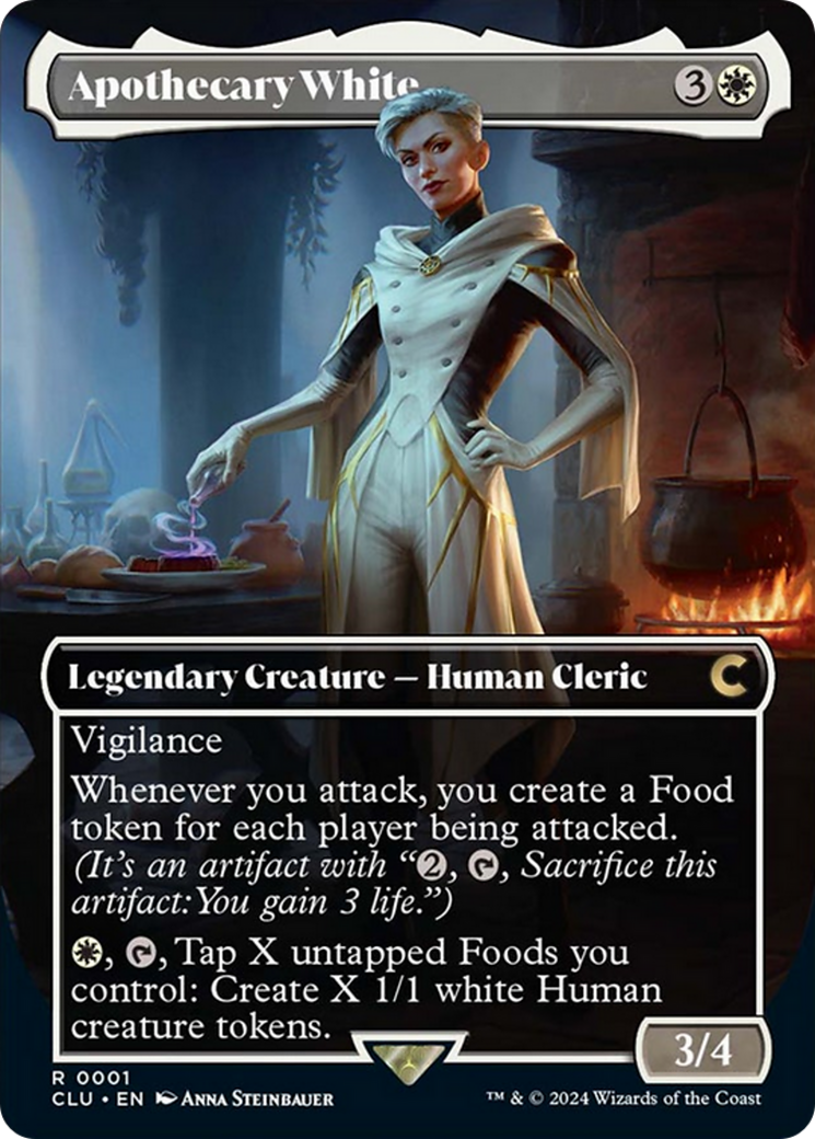 Apothecary White (Borderless) [Ravnica: Clue Edition] | Galactic Gamez