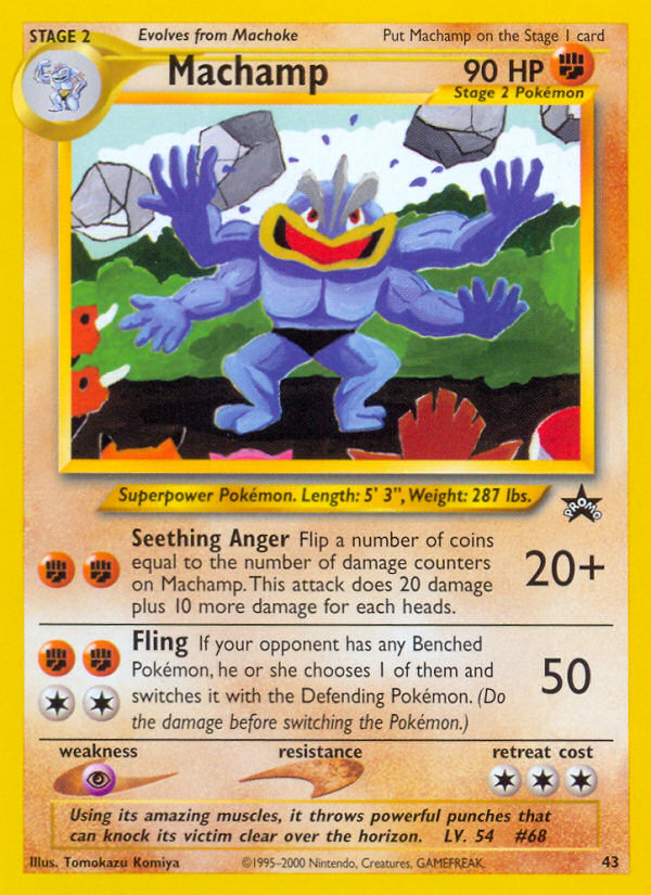 Machamp (43) [Wizards of the Coast: Black Star Promos] | Galactic Gamez