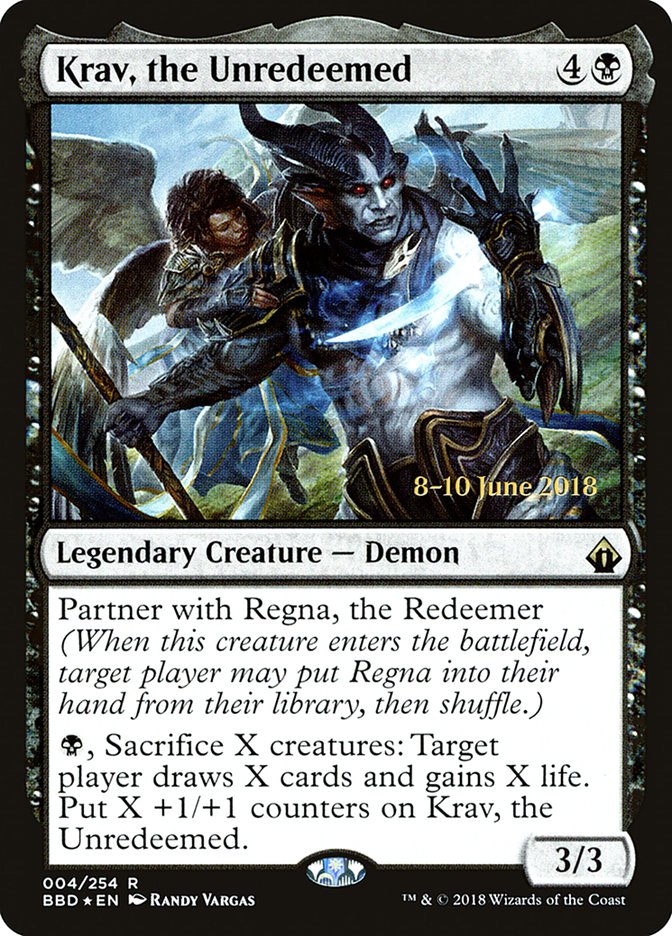 Krav, the Unredeemed  [Battlebond Prerelease Promos] | Galactic Gamez