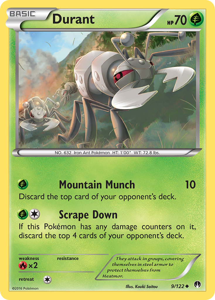 Durant (9/122) [XY: BREAKpoint] | Galactic Gamez