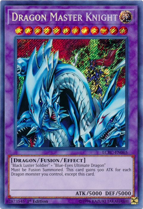 Dragon Master Knight [LCKC-EN065] Secret Rare | Galactic Gamez