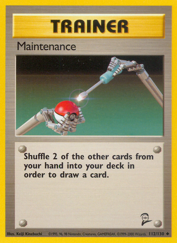 Maintenance (112/130) [Base Set 2] | Galactic Gamez