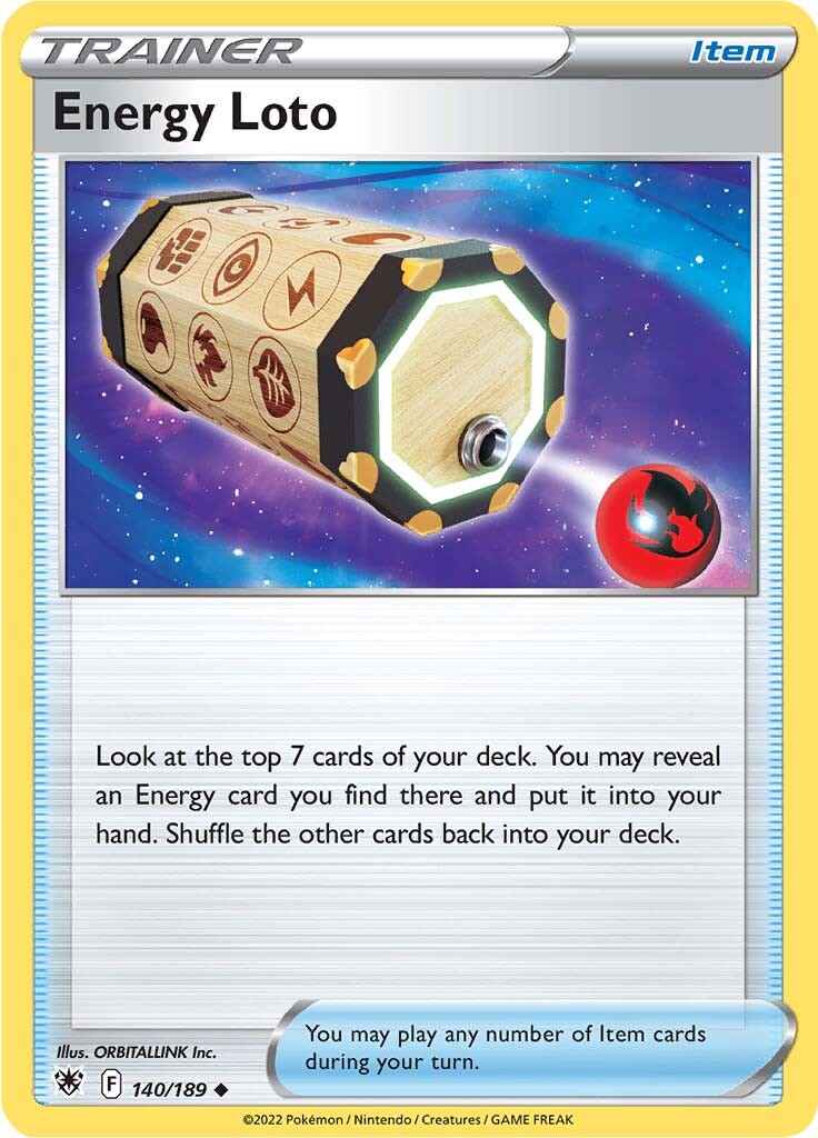 Energy Loto (140/189) [Sword & Shield: Astral Radiance] | Galactic Gamez