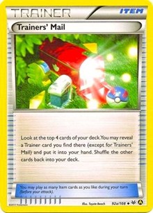 Trainers' Mail (92a/108) (Alternate Art Promo) [XY: Roaring Skies] | Galactic Gamez